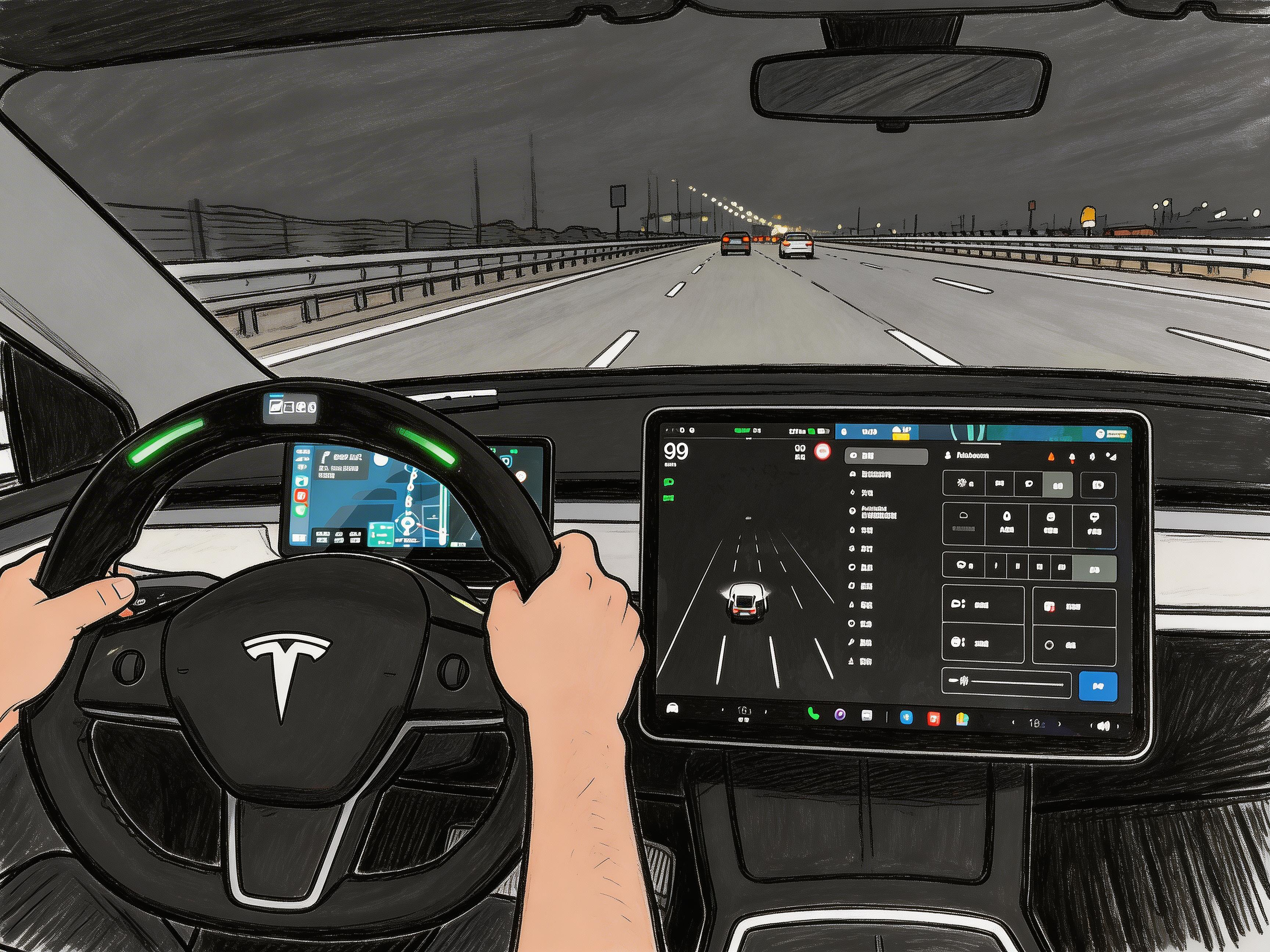 To open the glovebox, tap Settings > Controls > Glovebox > Open. While driving.